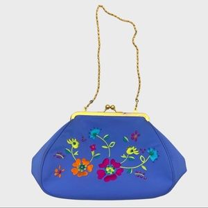 Blue Floral Diane Gilman Purse